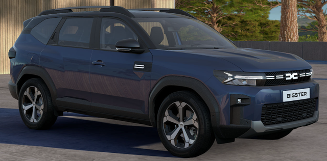 Dacia Bigster - Journey FULL-HYBRID 155 (Benzin+Elektro), BLAU-METALLIC/DACH SCHWARZ, BEHEIZTE FRONTSCHEIBE, SITZHEIZUNG, LENRADKRADHEIZUNG, TOTER-WINKEL-ASSISTENT, PARKSENSOREN VORN/HINTEN, MULTIVIEW-KAMERA, 18" ALUFELGEN, PRIVACY-GLAS, NAVIGATION, ELEKTR. HECKKLAPPE, ACC