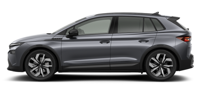 Skoda Elroq SPORTLINE 60 204PS, GRAPHITE-GRAU METALLIC, ELEKTR. HECKKLAPPE, MATRIX-LED, BEH. FRONTSCHEIBE, SITZHEIZUNG V/H, 3Z-CLIMATRONIC, KESSY+ALARM, 20" ALU, SEITENAIRBAGS HINTEN, PARKSENSOREN R&Uuml;CKFAHRKAMERA, NAVIGATION, SUNSET, TRAVEL ASSIST 