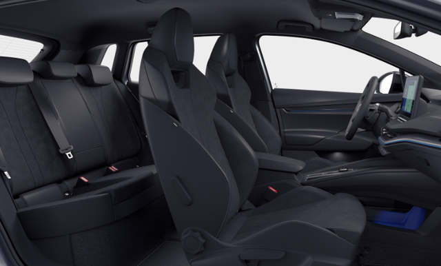 Skoda Elroq SPORTLINE 60 204PS, GRAPHITE-GRAU METALLIC, ELEKTR. HECKKLAPPE, MATRIX-LED, BEH. FRONTSCHEIBE, SITZHEIZUNG V/H, 3Z-CLIMATRONIC, KESSY+ALARM, 20" ALU, SEITENAIRBAGS HINTEN, PARKSENSOREN R&Uuml;CKFAHRKAMERA, NAVIGATION, SUNSET, TRAVEL ASSIST 