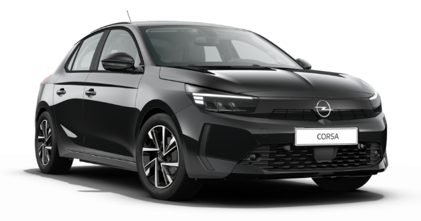 Opel Corsa - (ca. 37% Preisvorteil) 1.2 Turbo 100PS "EDITION", Schwarz-Metallic, 16" Alufelgen, Sitzheizung, Lederlenkrad beheizt, Parksensoren hinten, Klimaanlage, Radio AndroidAuto/Apple CarPlay, Tempomat, ZV mit Fernbedienung