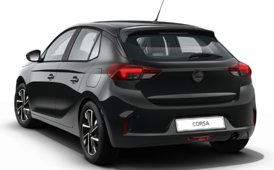Opel Corsa (ca. 37% Preisvorteil) 1.2 Turbo 100PS "EDITION", Schwarz-Metallic, 16" Alufelgen, Sitzheizung, Lederlenkrad beheizt, Parksensoren hinten, Klimaanlage, Radio AndroidAuto/Apple CarPlay, Tempomat, ZV mit Fernbedienung 