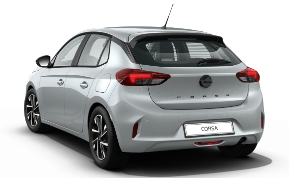 Opel Corsa (ca. 37% Preisvorteil) 1.2 Turbo 100PS "EDITION", Silber-Metallic, 16" Alufelgen, Sitzheizung, Lederlenkrad beheizt, Parksensoren hinten, Klimaanlage, Radio AndroidAuto/Apple CarPlay, Tempomat, ZV mit Fernbedienung 