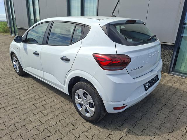 Dacia Sandero Essential 1.0 SCe65, Arktis-Wei&szlig;, KLIMAANLAGE, PARKSENSOREN HINTEN, Tempomat, Multimediasystem Media Control, Zentralverriegelung mit Fernbedienung 