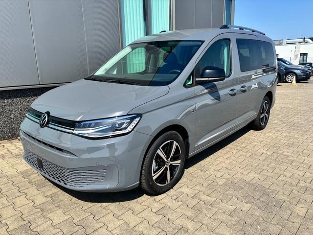 Volkswagen Caddy Maxi Style BEHINDERTENUMBAU (HECKAUSSCHNITT) 1.5 TSI 115PS DSG/AUTOMATIK, PURE-GREY, 17" Alu/Ganzjahresreifen, Winterpaket, ACC-Tempomat, Toter-Winkel, ParkAssist, Parksensoren vo/hi, R&uuml;ckfahrkamera, Radio Ready2Discover 10" + Wireless AppConnect, Climatronic 