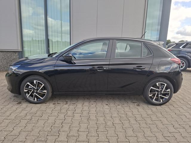 Lagerfahrzeug Opel Corsa - (ca. 37% Preisvorteil) 1.2 Turbo 100PS "EDITION", Schwarz-Metallic, 16" Alufelgen, Sitzheizung, Lederlenkrad beheizt, Parksensoren hinten, Klimaanlage, Radio AndroidAuto/Apple CarPlay, Tempomat, ZV mit Fernbedienung