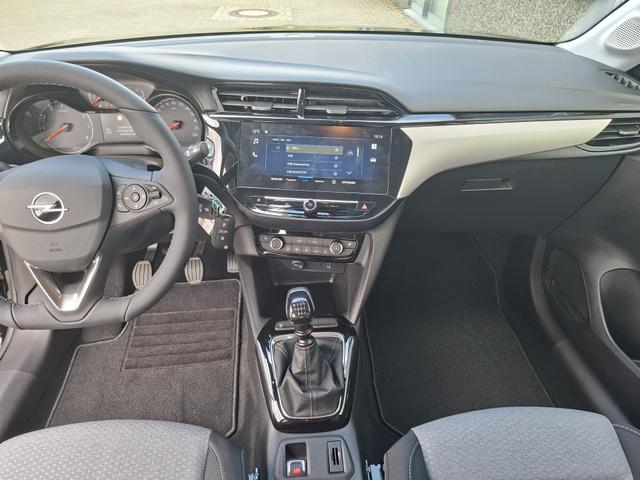 Opel Corsa (ca. 37% Preisvorteil) 1.2 Turbo 100PS "EDITION", Schwarz-Metallic, 16" Alufelgen, Sitzheizung, Lederlenkrad beheizt, Parksensoren hinten, Klimaanlage, Radio AndroidAuto/Apple CarPlay, Tempomat, ZV mit Fernbedienung 
