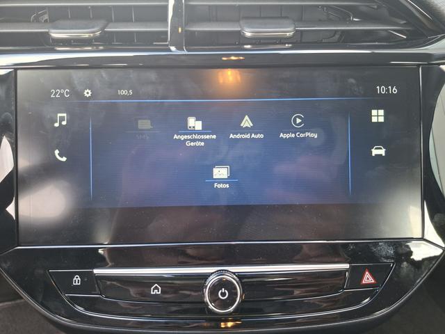 Opel Corsa (ca. 37% Preisvorteil) 1.2 Turbo 100PS "EDITION", Schwarz-Metallic, 16" Alufelgen, Sitzheizung, Lederlenkrad beheizt, Parksensoren hinten, Klimaanlage, Radio AndroidAuto/Apple CarPlay, Tempomat, ZV mit Fernbedienung 