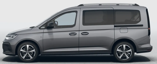 Volkswagen Caddy Maxi Trend 2.0 TDI 102PS (MAXI, 7-SITZER LANGER RADSTAND) 2-Zonen-Climatronic, Parksensoren vorn/hinten, Radio 12,9" + Wireless AppConnect, M-Lederlenkrad, Digital Cockpit, Schiebet&uuml;ren links/rechts 