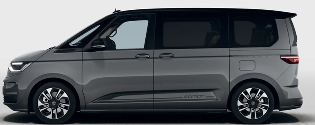 Volkswagen T7 Multivan Edition 2.0 TSI 204PS DSG KURZER RADSTAND, 7-Sitzer, 18" ALU, IQ LIGHT MATRIX-LED, Privacy-Glas, Climatic, Parksensoren vorn/hinten, R&uuml;ckfahrkamera, M-Lederlenkrad, App-Connect, Digital Cockpit Pro, Schiebet&uuml;re li/re 