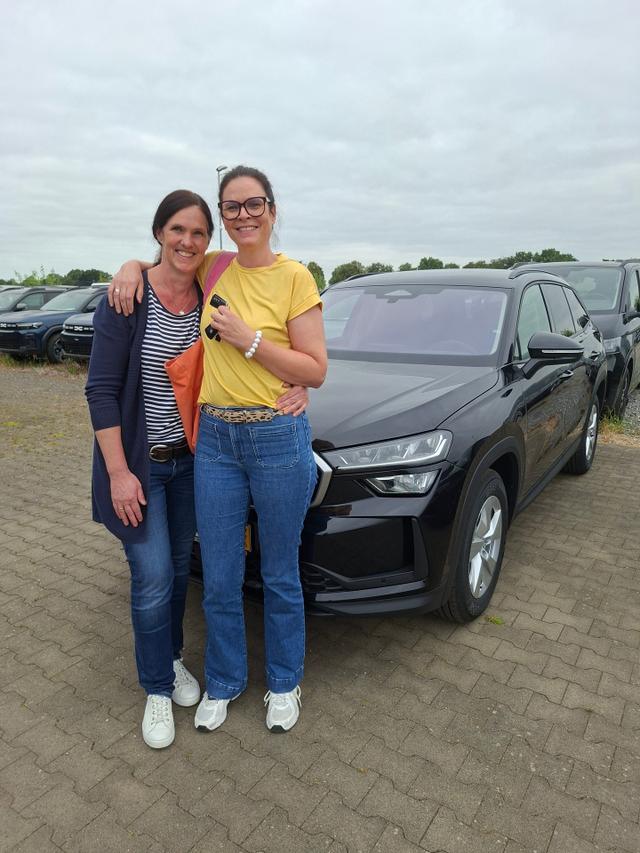 Fahrzeugübergabe eines Skoda Kodiaq 