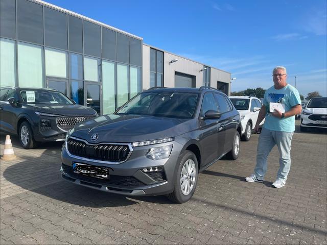 Fahrzeugübergabe eines Skoda Kamiq 