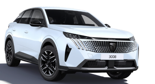 Peugeot 3008 Allure Hybrid 145PS e-DCS6 (Automatik), Wei&szlig;-Metallic, ANH&Auml;NGERKUPPLUNG, Panorama-Navigations-Paket, Grip-Control-Paket, 19" ALU, Beh. Frontscheibe, Trennnetz, Adaptiver Tempomat, Toter-Winkel, 360&deg;Kamera, Parksensoren vorn/hinten, Lenkradheizung, Alarmanlage 