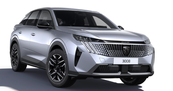 Peugeot 3008 Allure Hybrid 145PS e-DCS6 (Automatik), Grau-Metallic, ANH&Auml;NGERKUPPLUNG, Panorama-Navigations-Paket, Grip-Control-Paket, 19" ALU, Beh. Frontscheibe, Trennnetz, Adaptiver Tempomat, Toter-Winkel, 360&deg;Kamera, Parksensoren vorn/hinten, Lenkradheizung, Alarmanlage 