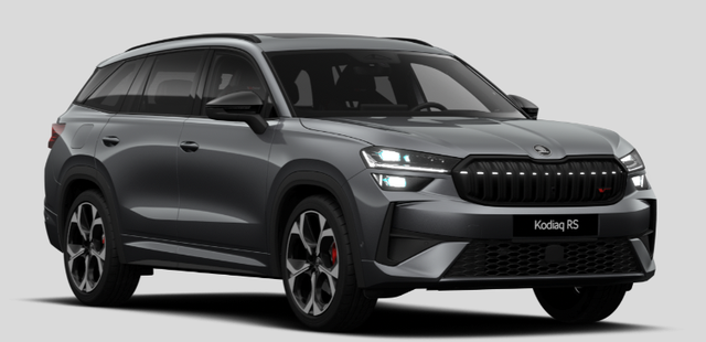 Skoda Kodiaq - RS 2.0 TSI 265PS 4x4 DSG, 5J GARANTIE, STANDHEIZUNG, PANORMADACH, HEAD-UP, 20"Alu, ANH&Auml;NGERKUPPLUNG, NAVI, DCC PLUS, CANTON SOUND, BEH. FRONTSCHEIBE, MATRIX-LED, KESSY, Alarm, ELEK. HECKKLAPPE, SHZ v/h, Privacy-Glas, ACC, PDC R-Kamera, Climatronic
