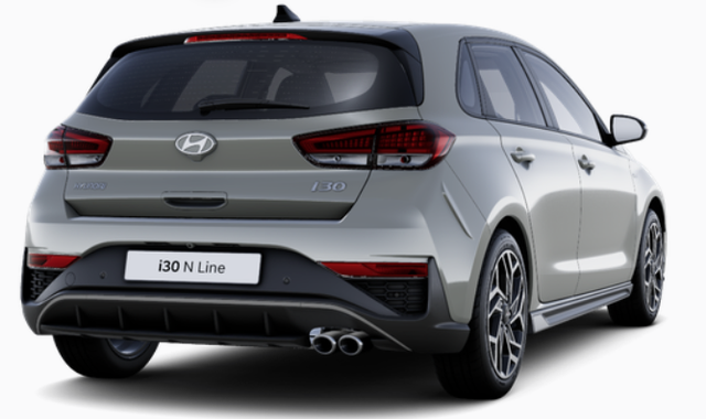 Hyundai i30 N Line 1.6 T-GDI 150PS 7DCT/AUTOMATIK, 18" Alufelgen, Sportsitze, Alupedale, Winter-Paket, 2-Zonen-Klimaautomatik, Privacy-Glas, Navigation 10,25", Parksensoren vorne und hinten, R&uuml;ckfahrkamera, Tempomat, Sportlenkrad, Alarm 