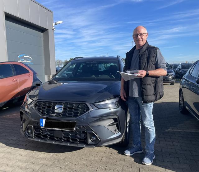 Fahrzeugübergabe eines Seat Arona 