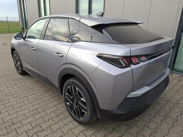 Peugeot 3008 Allure Hybrid 145PS e-DCS6 (Automatik), Grau-Metallic, ANH&Auml;NGERKUPPLUNG, Panorama-Navigations-Paket, Grip-Control-Paket, 19" ALU, Beh. Frontscheibe, Trennnetz, Adaptiver Tempomat, Toter-Winkel, 360&deg;Kamera, Parksensoren vorn/hinten, Lenkradheizung, Alarmanlage 