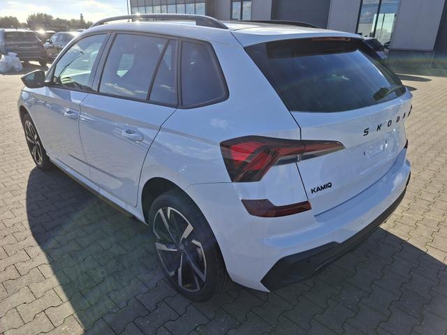 Skoda Kamiq Monte Carlo 1.5 TSI 150PS DSG, 5J GARANTIE, 18"ALU, METALLIC, ELE. HECKKLAPPE, ANH&Auml;NGERKUPPLUNG, BEH. FRONTSCHEIBE, MATRIX-LED, PANORAMADACH, Sitzheizung, Lenkradhzg, Ladeboden, ACC, SIDE Assist, Virtual Cockpit 10", Parksensoren, Kamera, KESSY, Privacy, Climatronic 