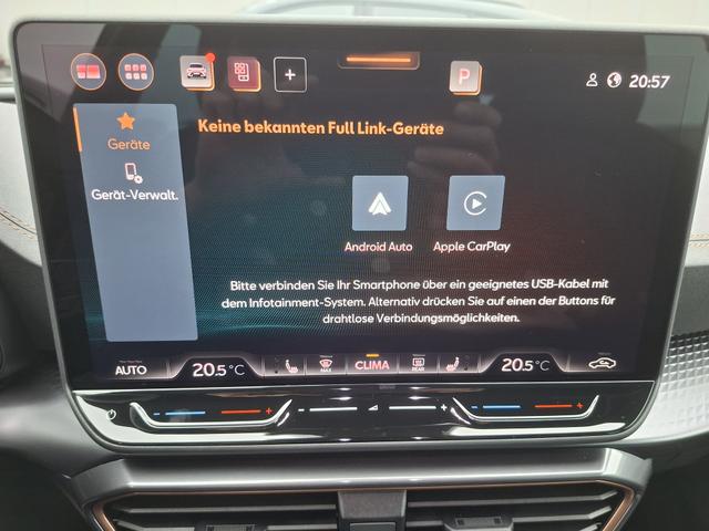 Cupra Formentor Basis 1.5 eTSI 150PS DSG (AUTOMATIK), 18" Alu, Sitzheizung, M-Lederlenkrad beheizt, 3-Zonen-Climatronic, Parksensoren vorne/hinten, Adaptiver Tempomat, Digitales Cockpit 10", Radio 12,9" + Full-Link (Navi-Funktion &uuml;ber Smartphone), FULL-LED-Scheinwerfer 