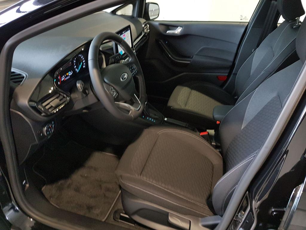 Ford Fiesta 1.0 EcoBoost 125PS Hybrid Titanium 5-türig Winterpaket  Klimaautomatik Sitzheizung Lenkradheizung Frontscheibe beheizb. Ford-Radio  SYNC 3 DAB+ Bluetooth Apple Carplay Android Auto PDC 2xKeyless Reimport  EU-Neuwagen günstig kaufen