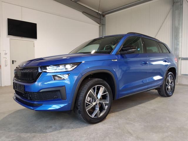Skoda Kodiaq - Sportline 2.0 TDI 200 PS DSG 4x4-5JahreGarantie-Navi-7Sitzer-AHK-PDC-Keyless-SHZ-LED-19"Alu-Virtuelles Cockpit Vorlauffahrzeuge