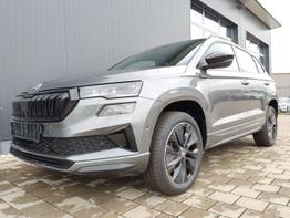 Skoda Karoq Sportline 1,5 TSI 150 PS DSG Navi-4x Sitzheizung-Canton Sound-Anhängerkupplung-LED-Matrix-AppleCarPlay-Android-Auto-ACC-Kessy-2-Zonen-Klimaautomatik-18''Alu-Sofort 