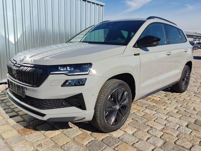 Skoda Karoq - Sportline 1,5 TSI 150 PS DSG Navi-4x Sitzheizung-Canton Sound-Anhängerkupplung-LED-Matrix-AppleCarPlay-Android-Auto-ACC-Kessy-2-Zonen-Klimaautomatik-18''Alu-Sofort
