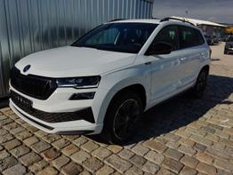 Skoda Karoq Sportline 2.0 TSI 190 PS 4x4 DSG Navi-Anhängerkupplung-Garantie-LED-Matrix-AppleCarPlay-Android-Auto-ACC-Kessy-2-Zonen-Klimaautomatik-18''Alu-Sofort 