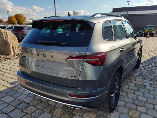 Skoda Karoq - Sportline 2.0 TDI 150 PS 4x4 DSG Navi-Anhängerkupplung-Garantie-LED-Matrix-AppleCarPlay-Android-Auto-ACC-Kessy-2-Zonen-Klimaautomatik-18''Alu-Sofort