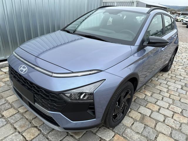 Hyundai BAYON - GO PLUS! 1.0 T-GDI 66 kW (90 PS) DCT7 -PDC hinten und Kamera-16"Alu-SHZ-Lenkradheizung-elektr.&beheizb.Aussenspiegel-LED-NAVI-Klimaanlage-AppleCarPlay&AndroidAuto-Tempomat-USB C-Bluetooth-elektr. Fensterheber 4x-SUNSET-sofort verf&uuml;gbar