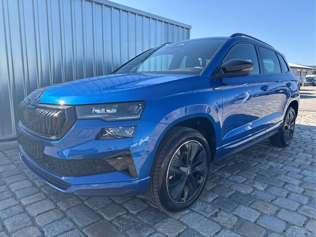 Skoda Karoq - Sportline 1,5 TSI 150 PS DSG -5 Jahre Garantie-Navi-4x Sitzheizung-Canton Sound-Anh&auml;ngerkupplung-LED-Matrix-AppleCarPlay-Android-Auto-ACC-Kessy-2-Zonen-Klimaautomatik-18''Alu-Sofort
