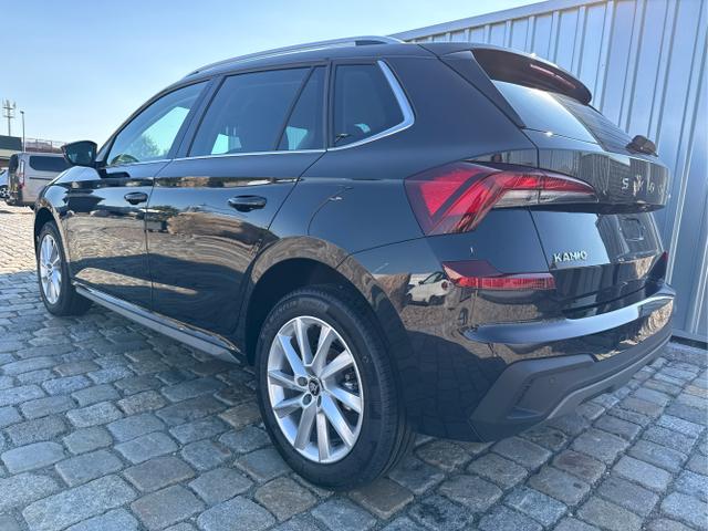 Skoda / Kamiq / Schwarz / / / 130 Jahre Premium Edition 1.5 TSI 150 PS DSG Anh&auml;ngerkupplung-AppleCarPlay-AndroidAuto-Winterpaket-Alcantara-DAB-Tempomat-Totwinkelassist-Kamera-SunSet-el.Heckklappe-17''Alu, Beispielbilder, ggf. teilweise mit Sonderausstattung
