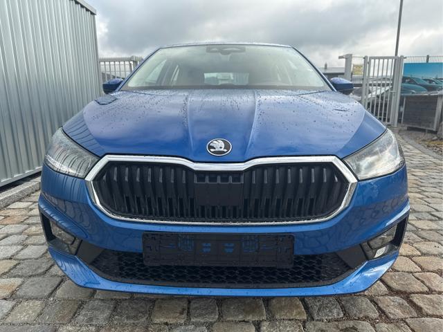 Skoda / Fabia / Blau / / / 130 Jahre 1.0 MPI 80 PS-Virtuelles Cockpit-AppleCarplay-Android-Auto-LED-Klima-Tempomat-R&uuml;ckfahrkamera-DAB-SHZ-15 Alu-sofort, Beispielbilder, ggf. teilweise mit Sonderausstattung
