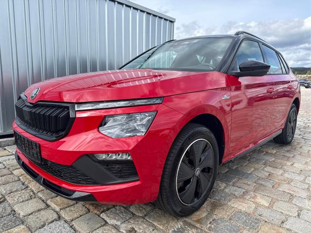 Skoda Kamiq - Monte Carlo 1.0 TSI 116 PS DSG -WINTERPAKET-AppleCarPlay-AndroidAuto-Winterpaket-Alcantara-DAB-Tempomat-Kamera-SunSet-PANO-17''Alu-sofort