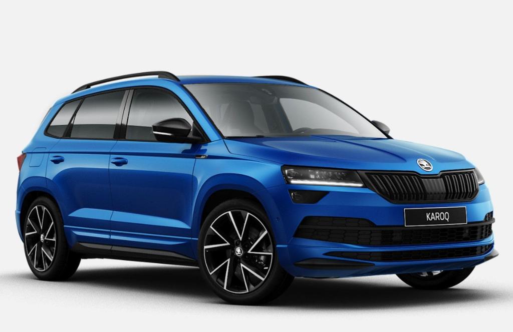 Skoda зеленая karoq