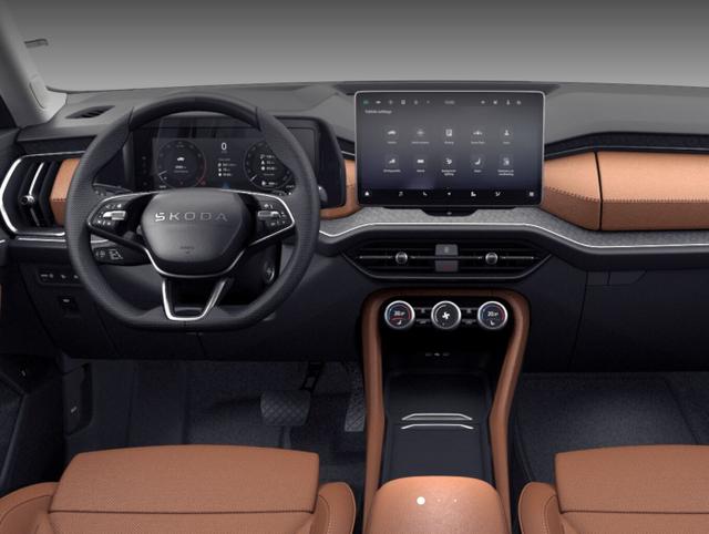 Skoda Kodiaq Selection eTSI DSG Selec Pano AHK 7S HUD 360° Leder 