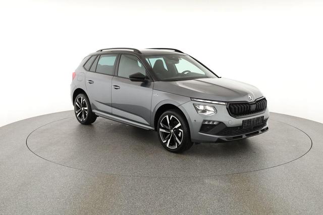 Skoda Kamiq Monte Carlo 1.0 TSI DSG Carlo, AHK, Navi, Kamera, el. Klappe, Pano, 18-Zoll, Ladeboden 