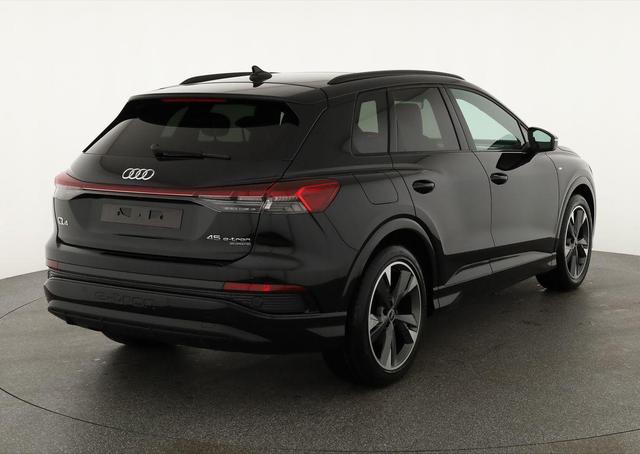 Audi Q4 e-tron 45 basis quattro S-LINE, Pano, AHK, 20-Zoll, Matrix, Optikpaket schwarz 