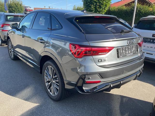 Audi Q3 Sportback 40 TDI quattro S line qu S-LINE, AHK, 19-Zoll, Optik schwarz, Navi, Kamera, el. Klappe 