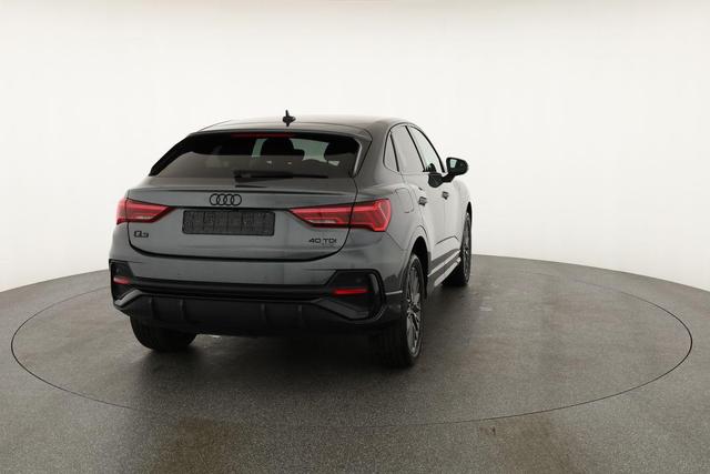 Audi Q3 Sportback 40 TDI quattro S line qu S-LINE, AHK, 19-Zoll, Optik schwarz, Navi, Kamera, el. Klappe 