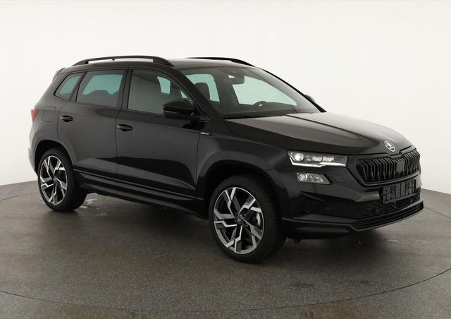 Skoda Karoq - Sportline 4x4 2.0 TSI DSG Sportline, Pano, AHK, Navi, Teilleder, Side, 5 J.-Garantie