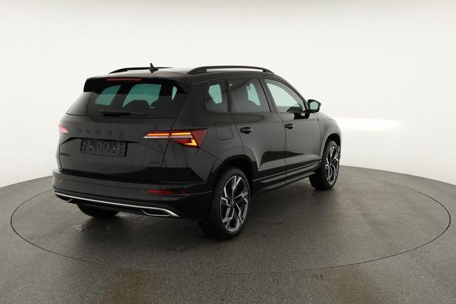 Skoda Karoq Sportline 4x4 2.0 TSI DSG Sportline, AHK, Navi, Teilleder, Side, 5 J.-Garantie 