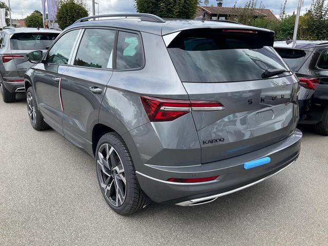 Skoda Karoq Sportline 4x4 2.0 TSI DSG Sportline, AHK, Navi, Teilleder, Side, 5 J.-Garantie 