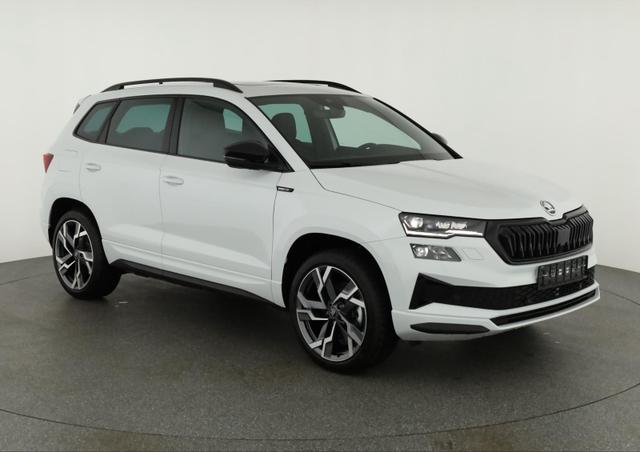 Skoda Karoq - Sportline 4x4 2.0 TSI DSG Sportline, Pano, AHK, Navi, Teilleder, Side, 5 J.-Garantie