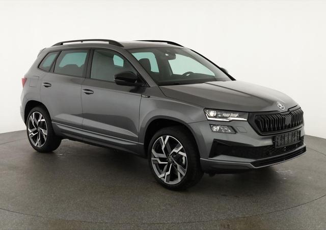 Skoda Karoq - Sportline 4x4 2.0 TSI DSG Sportline, Pano, AHK, Navi, Teilleder, Side, 5 J.-Garantie
