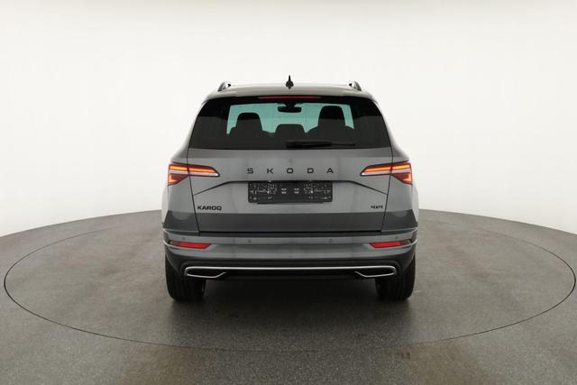 Skoda Karoq Sportline 4x4 2.0 TSI DSG Sportline, Pano, AHK, Navi, Teilleder, Side, 5 J.-Garantie 