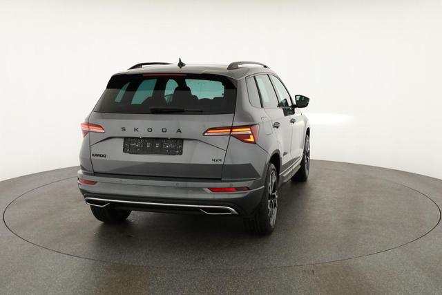 Skoda Karoq Sportline 4x4 2.0 TSI DSG Sportline, Pano, AHK, Navi, Teilleder, Side, 5 J.-Garantie 