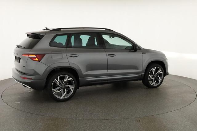 Skoda Karoq Sportline 4x4 2.0 TSI DSG Sportline, Pano, AHK, Navi, Teilleder, Side, 5 J.-Garantie 