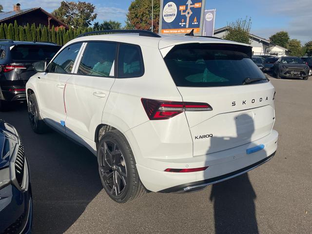 Skoda Karoq Sportline 4x4 2.0 TSI DSG Sportline, AHK, Navi, Teilleder, Side, 5 J.-Garantie 