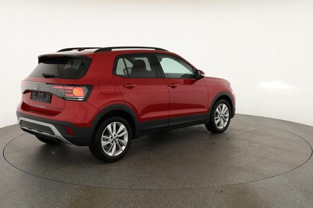 Volkswagen T-Cross 1.0 TSI 85 kW Life Life, AHK, ACC, Kamera, 17-Zoll, Winterpaket, Climatronic 